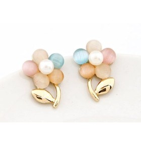 Romantic flower Stud Earrings